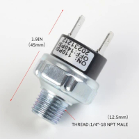 Air Pressure Switch Control 1/4'' NPT Connector For Trumpet Train Horn Compressor 70-100 PSI 120-150 PSI 90-120PSI