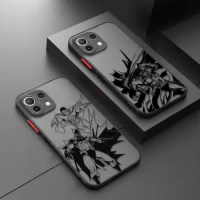 Matte Case For Xiaomi Poco X3 NFC X3Pro M5 M3 F3 Cover for Mi 11 12 13 11X 12X Pro 12T 11T 10T Pro Batman-Superman-Wonder-Woman