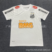 Vintage Jersey 1213 Santos jersey 11 Neymar Barcelona PSG Short Sleeve Football Uniform