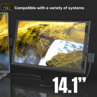 14 1 Inch Original LCD Laptop Expansion Screen 4K Game Monitor Portable USB C 3 1 Computer Display Monitor for Laptop