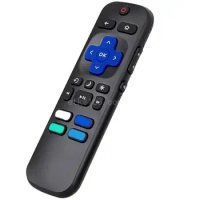 Ultra-thin LCD LED Remote Control Controller Replace for Roku TCLRoku with Netflix Keys