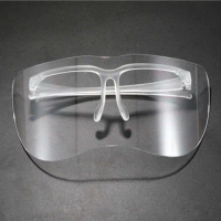 Classic Face Sheild Goggles Sunglasses Spectacles Anti-fog Face Mask Splash Half Face Shield Anti Blue Light Glasses Masks
