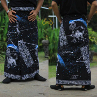 SARUNG MOTIF WAYANG BATIK CAP Katun