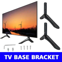 TV Stand Base For 32-65 Inch Samsung Vizio LCD TV Black Television Bracket Table Holder Base Mount hanging accessories