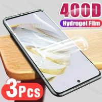 3PCS Full Cover Hydrogel Film for Huawei Honor X9a X9 X8 X8a X7 X7a X5 X6a X6 5G X6s Screen Protectors Film