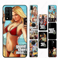 phone Cover For Xiaomi Redmi Note13pro note12pro 11pro note10pro 9pro 8pro 8T K40 12C 10C Case Grand Theft Auto V gta 5 rockstar
