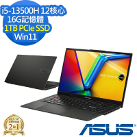 ASUS S5504VA 15.6吋效能筆電 (i5-13500H/16G/1TB PCIe SSD/Win11/Vivobook S15 OLED/午夜黑/特仕版)