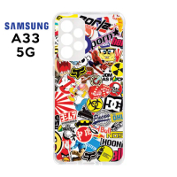 Casing Custom Samsung A33 5G Softcase Anticrack Sticker 4