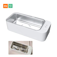 Xiaomi Ultrasonic Cleaner Watch Glasses Toothbrush Makeup Tools Jewelry Cleaning Machine 47000kHz Vibration Cleaner with Timing