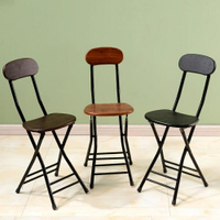 買一送一 折疊椅子現代簡約小凳子家用折疊椅便攜折疊時尚靠背椅簡易折疊凳 MKS免運