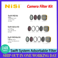 Nisi Swift System Adsorbable Round Filter Set Adjustable ND1-5 5-9 1-9 Stops Black Mist UV IR Cut Set Filter Camera Filter Kit