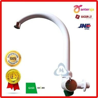 Keran Kran Angsa Cuci Piring Pvc Chrome - Kran Leher Angsa Plastik