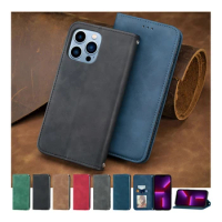 Business Leather Wallet Case Cover For VIVO Y3 Y17 Y15 S12 V23 V23E X70 Pro Plus Y50T Y70 S10E Y76 Y76S Y74S Y15A Y15S Y3S Y21