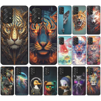 Case For Huawei Y9S Y8S Y6S Y5P Y6P Y7P Y8P Y9A Y7A Honor 60 Pro Plus P10 Lite Cat Dog Tiger Wolf Lion Dragon Fox Printing Cover