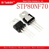 10pcs/lot STP80NF70 80NF70 TO-220 MOSFET controller 80A 70V EMU original authentic