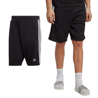 Adidas 3-STRIPE Short 男款 黑 三線 刺繡 棉褲 休閒 運動 短褲 IA6351