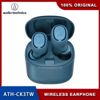 Original Audio Technica ATH-CK3TW Ture Wireless Earphone Bluetooth 5.0 Sport TWS Earbuds Stereo Headset with Mic Touch Control