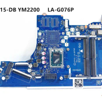 For HP used 15T-DB 15-DB YM2200 Laptop Motherboard LA-G076P L20666-601 Ryzen3 2200U DDR4 Notebook