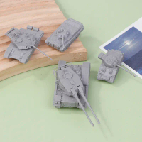 Jenis 61 M.B.T., Skala 1 / 144, 1 Keping Kit Model Tangki Pertempuran Utama Firefly Sherman, T-90AM 