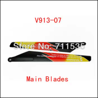 V913-07 Plastic Main Blades / Propellers Spare Parts For WLTOYS Alloy V913 70cm 2.4G 4CH With Gyro RC Helicopter