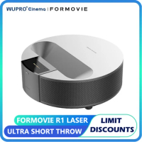 Formovie Fenmgi R1 Laser Projector Ultra Short Throw 1080P Full HD 1600 Ansi Lumen Projectors MEMC ALPD Bluetooth Home Theater