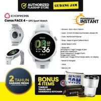 Jam Tangan Smartwatch Coros Pace 4 GPS Sport Watch AMOLED Ultralight White