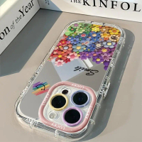 Sarung telefon cermin solekan untuk iPhone 11/16/15/14/13/12 Pro, XS Max, XR, X, 7, 8, 6, 6s Plus da