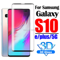 3d For samsung galaxy s10 lite tempered glass 10 s plus screen protector sansung 10e e 5g protective film galax 10s glas light