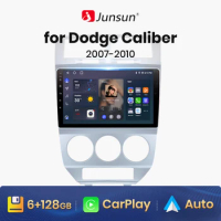 Junsun V1 AI Voice Wireless CarPlay Android Auto Radio for Dodge Caliber 2007-2010 4G Car Multimedia GPS 2din autoradio