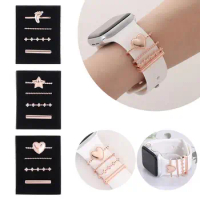 Diamond Butterfly Brooch For Apple Watch Band Decorative Ring Wristbelt Charms Watch Band OrnamentFor Apple Watch Band
