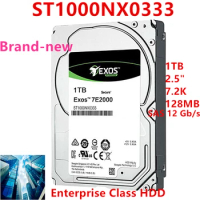 New Original HDD For Seagate Exos 1TB 2.5" SAS 12 Gb/s 128MB 7200RPM For Internal HDD For Enterprise Class HDD For ST1000NX0333