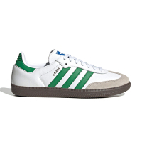 Adidas Samba OG 男鞋 女鞋 白綠色 中性 運動 經典 復古 德訓鞋 皮革 休閒鞋 IG1024