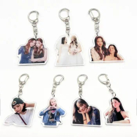 Freenbecky Keychain Pink Theory Peripheral GL Acrylic Couple Keyring Fan Pack Pendant Freen Becky Decorate Desktop