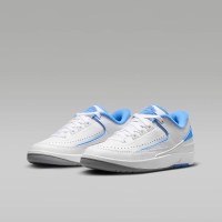 NIKE 耐吉 休閒 籃球鞋 運動鞋 AIR JORDAN 2 RETRO LOW GS 男鞋 女鞋 大童 白藍(FJ6869104)
