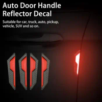 Replacement Reflective Bumper Strips Lightweight Safety Alert Premium Anti-scratch Car Sticker Door Handle Protector