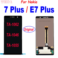 6.0" For Nokia 7 Plus LCD TA-1062 TA-1046 TA-1055 LCD Display Touch Screen Digitizer Assembly for Nokia E7 Plus LCD Screen