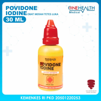 Povidone Iodine 30ml Obat Luka Merah Atiseptic Antiseptik P3K Obat Tetes Cairan Pembersih Cegah Infe
