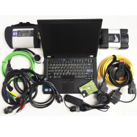 2in1 Latest Software 1TB HDD/SSD COMPUTER LAPTOP T410 I5 4G Win10 Icom Next MB STar C4 SD Connect 4 Auto DIAGNOSE Coding Scanner