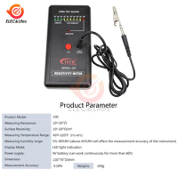 Electrostatic Resistance Tester Anti-static Surface Resistance Tester Impedance Tester DS Resistance Tester 3 Color Indicator