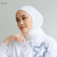 Rurik Instant Pashmina - Putih Ceruty Muslim