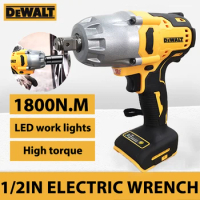 DEWALT 1/2in High Torque Electric Wrench Brushless Cordless Impact Wrench Decoration Team Power Tools For Dewalt 20V Battery