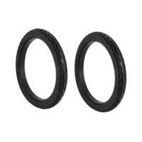 2PCS 16 Inch 16 x 1.75 Bicycle Solid Tires Bicycle Bike Tires Standby Rubber Non- Tires Cycling Tyre