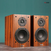 PAIYON P4S Three-way Passive Bookshelf Speaker 150W HIFI EXQUIS 8'' Woofer Real Wood Speakers