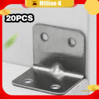 20PCS Bracket Siku / Siku Penyangga Rak Dinding / Plat Siku Ambalan L / Siku L Penahan Ambalan Rak