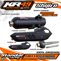 KNALPOT KR49 ORIGINAL MONCONG SHIJIRO TAMENG AIRBLADE NEW Beat FI/Beat Deluxe Vario 125-150 Mio PCX 