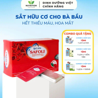 Sắt Safoli Avisure Chính Hãng bổ sung sắt và Acid Folic Cho Bà Bầu, Người Thiếu Máu, Thiếu Sắt