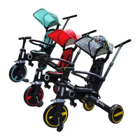Jolly 兒童三輪車 SL-168(藍/紅/塗鴉黃)-紅色