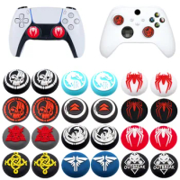 2pc Silicone Thumb Stick Grip Cap For Playstation 5 PS5 PS4 Xbox Series X/S 360 One Switch Pro Controller Joystick Accessories