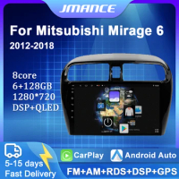 JMANCE For Mitsubishi Mirage 6 2012 - 2018 Car Radio Multimedia Video Player Navigation GPS Android Auto No 2din 2 din dvd
