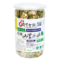 【花蓮壽豐淺草堂】正宗綠皮有機山苦瓜片100gX2罐組